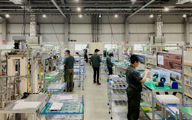 燈が資本業務提携したアスターの工場(秋田県横手市)