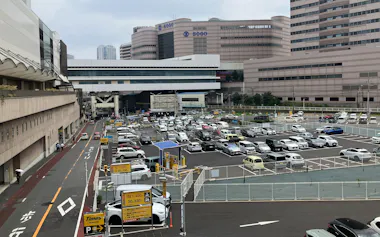 千葉駅前のJR東日本千葉支社跡地(7月)