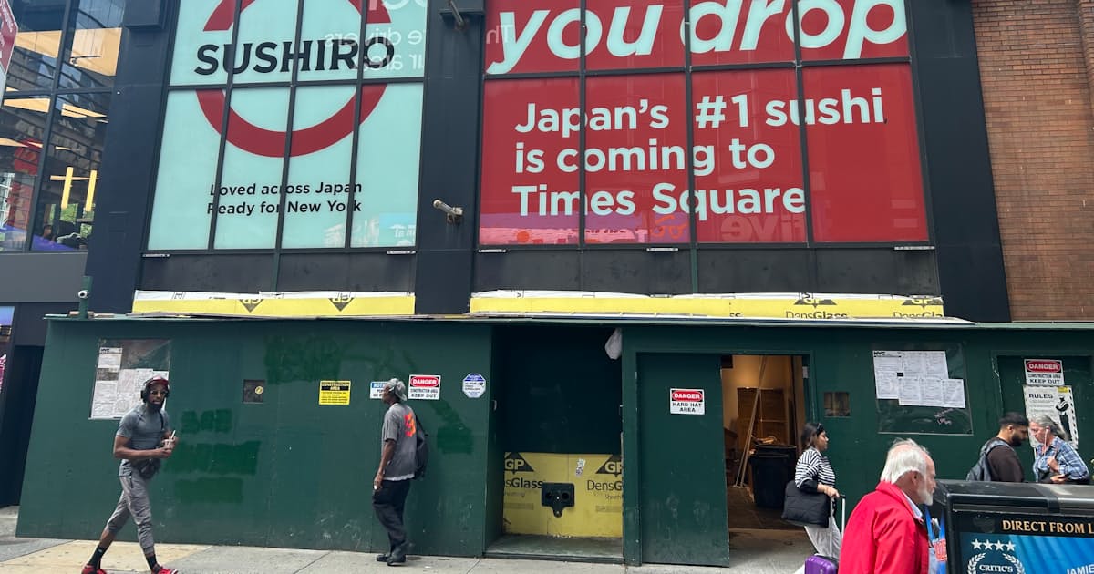 スシロー、米タイムズスクエアに出店へ 先行するくら寿司を追撃
