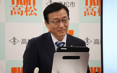 高松市の大西秀人市長(3月)