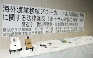 押収された関連資料など(7日、警視庁本部) 押収された関連資料など(7日、警視庁本部)