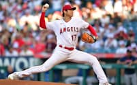 大谷はデータ的な裏付けを踏まえた投球を組み立てていく=USA TODAY