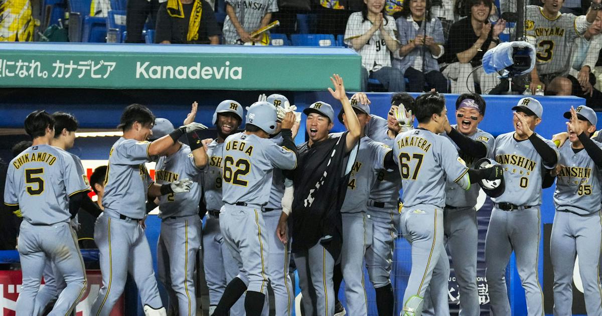 阪神、4時間超の延長戦を連日制して3連勝 高寺望夢の2ランでけり