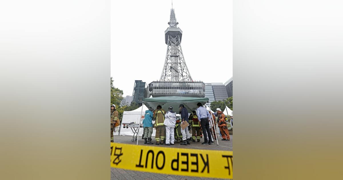 名古屋テレビ塔で火災、けが人なし 機械室一部焼損