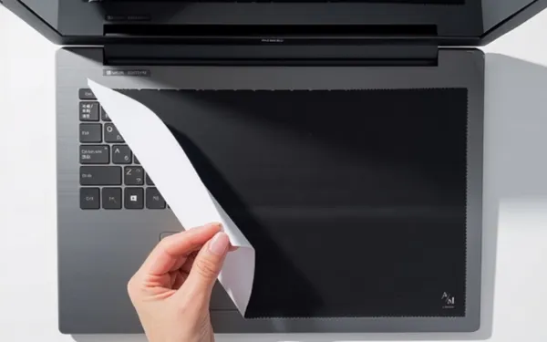 挟むだけでPC画面をガード!