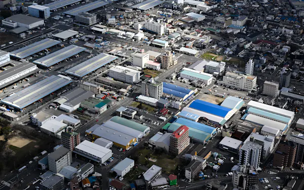 大阪府東大阪市の町工場が集まる地域(2024年)