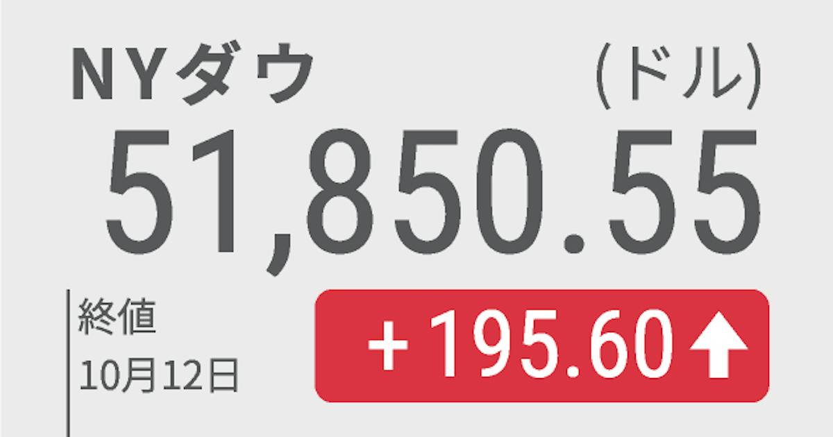 NYダウ続伸、企業決算への期待が市場を支える