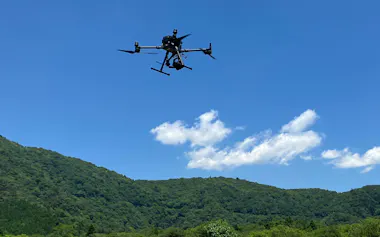 ドローンが撮影・計測した森林のデータをAIで解析する