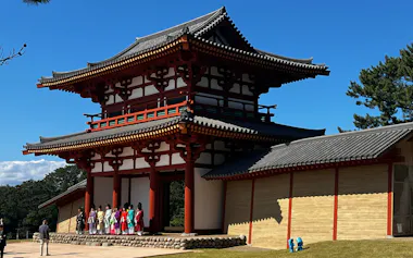 復元された多賀城南門=多賀城市提供