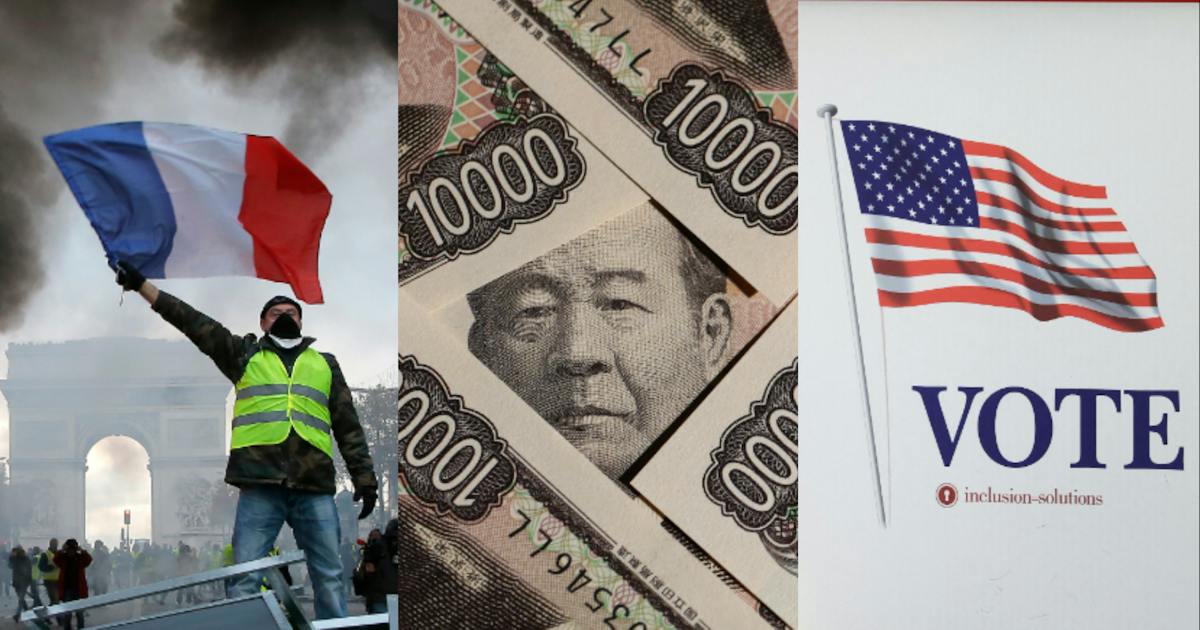 円高観測が浮上!米中間選や欧州の政情不安で「棚ぼた」の円買いが進む背景とは?