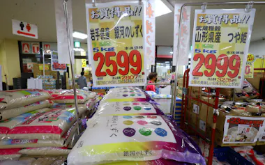 店頭に並ぶ2025年産米