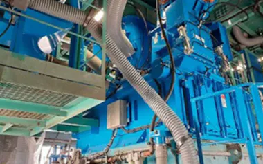 CO2固定設備を導入したジオスター金谷工場のプラント
