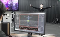 体の動きを計測するモーションキャプチャースタジオを開設した