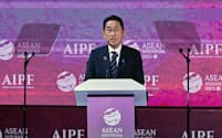 ASEAN関連首脳会議に出席した岸田首相（9月6日、ジャカルタ）＝ロイター