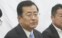 日本維新の会の前川清成議員は4日に衆院議長へ議員辞職願を提出し許可された＝共同