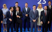 EU首脳らが加盟国拡大に向けた議論を本格的に始めた（6日、スペイン・グラナダ）＝ロイター