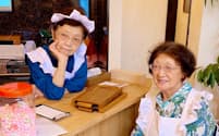 池田介護研究所が青森県八戸市内で運営するカフェ「二重まる」で働く介護サービス利用者