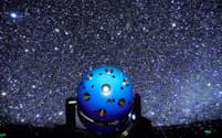 横浜市にある「はま銀河」は世界で最も多くの星を投影できるプラネタリウムだ＝はまぎんこども宇宙科学館提供
