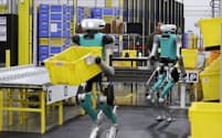 出資するアジリティ・ロボティクスのヒト型ロボットを使う実験に着手した（シアトル郊外の拠点、BFI1）