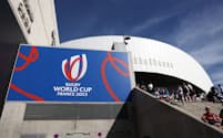 ラグビーワールドカップは次回大会から国際統括団体ワールドラグビーの「直営」となる（フランス・マルセイユのスタジアム）＝ロイター
