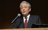 講演する日本取引所グループの山道裕己CEO（24日、東京都中央区）