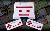 ゲオが販売を始めた「レトロゲームコンピューター」。ファミコンの互換機で、オリジナルゲームも内蔵する