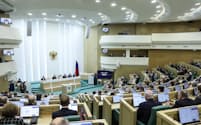 25日、ロシア上院はCTBT批准を撤回する法案を可決した＝ロシア連邦議会提供・ロイター