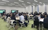 東北学院大で開かれた障害のある学生の支援に関するタウンミーティング（仙台市）
