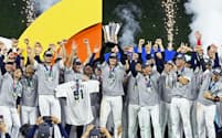 大谷翔平選手らが率いる侍ジャパンはWBCで優勝した(共同)