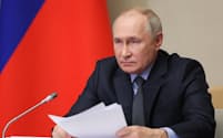 CTBT批准撤回はプーチン大統領が主導した（10月30日、モスクワで、タス＝共同）
