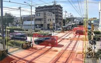 名古屋鉄道などが開発したＡＩを使った踏切監視システムのイメージ