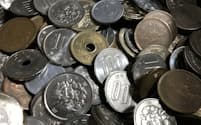 22年の貨幣製造枚数はピーク時から約９割減った