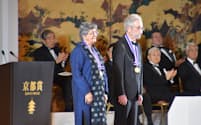 稲盛財団は第38回京都賞の授賞式を国立京都国際会館で開催した（10日　京都市）