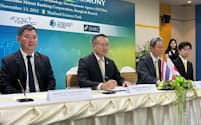 日系の金融機関がタイ科学技術開発庁と連携協定を結ぶのは初めて(13日、タイ中部パトゥムターニー県)
