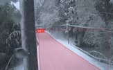 富山県内に設置されたカメラ画像をもとに、積雪の程度をAIで判定する