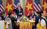9月にバイデン米大統領がベトナムを訪問。米国が中ロと並ぶ外交上の地位に昇格した（写真:AP/アフロ）