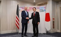 日米両政府はスタートアップ支援に共同で取り組む（5月、広島市）