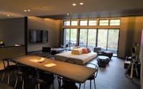 楽天ステイが日光市内に新たに開業する宿泊施設は広い平屋を1棟借りできる（20日、栃木県日光市）