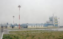 択捉島で２０１４年に完成した新空港の旅客ターミナル