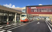 2024年3月に北陸新幹線駅ができる加賀温泉駅（石川県加賀市）