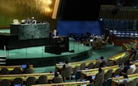 国連総会は五輪に合わせてすべての紛争の休戦を求める決議案を採択した＝ロイター