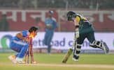 インドで開かれたインド対オーストラリアのクリケット国際試合=AP
