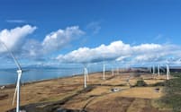 国内風力最大手のユーラスエナジーホールディングスの発電所（北海道幌延町）