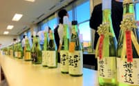 名古屋国税局主催の新酒鑑評会に出品した中部の酒（11月）