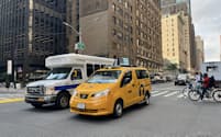 渋滞税について早ければ来年春の導入にむけた調整が進んでいる（ニューヨーク市中心部マンハッタン、６月）