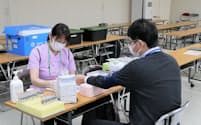 コープさっぽろは職員向けの健康診断を12月から内製化した（6日、札幌市）