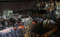 宝山鋼鉄の製鉄所（2022年９月、上海市）