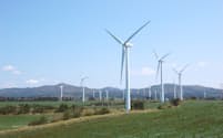 日本風力開発は国内で多数の風力発電開発の実績を持つ（青森県で同社が過去に開発した風力発電設備）