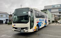 日本海観光バスが高速バスに使う車両