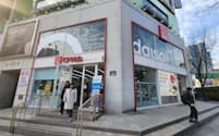 韓国のダイソーは1450店舗を有する（ソウル市中区）